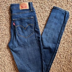 High rise skinny Levi Jeans